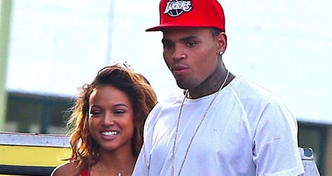 Chris Brown promociona su nuevo disco 'X' junto a Karrueche Tran 