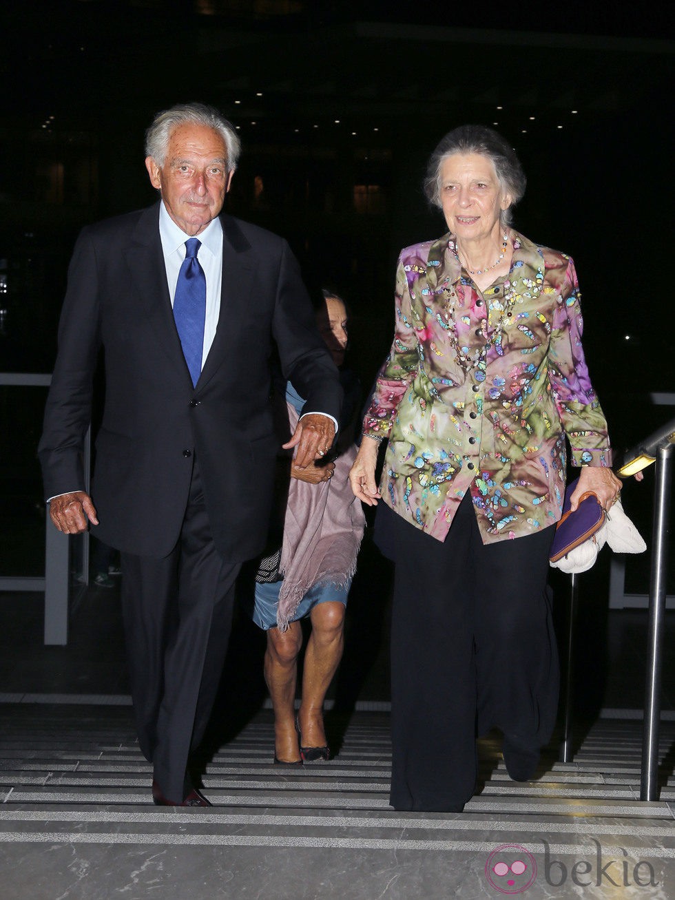 Irene de Grecia y Miguel de Grecia en la celebración de las Bodas de Oro de los Reyes de Grecia