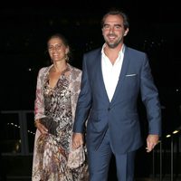 Nicolás y Tatiana de Grecia en la celebración de las Bodas de Oro de los Reyes de Grecia