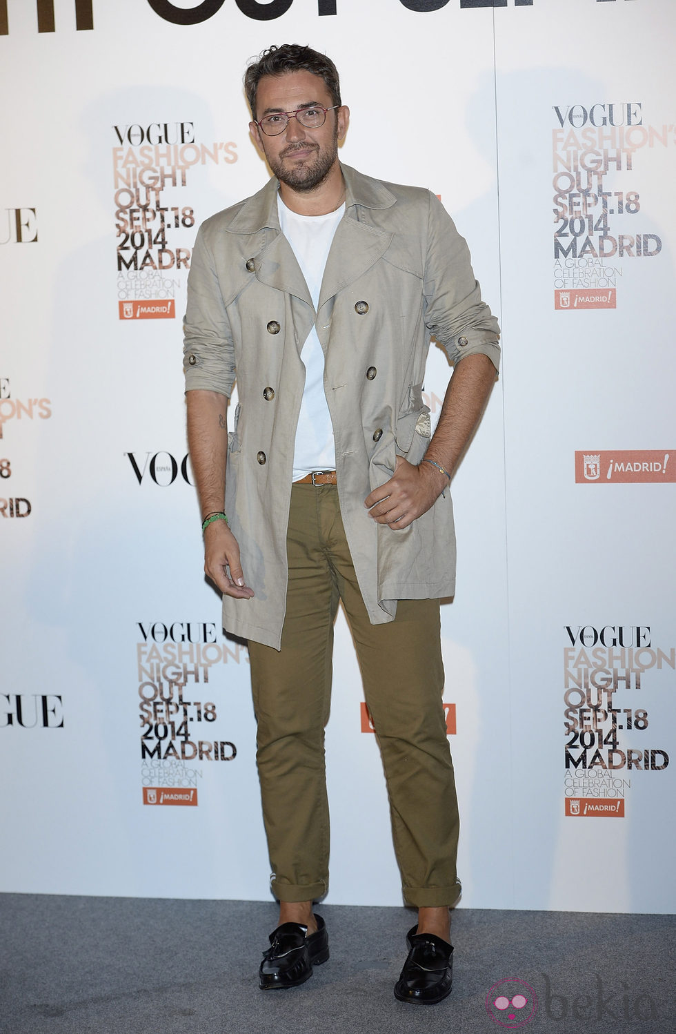 Màxim Huerta en la Vogue Fashion's Night Out Madrid 2014