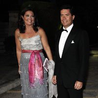 Alexia de Grecia y Carlos Morales en las Bodas de Oro de los Reyes de Grecia