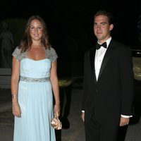 Teodora y Felipe de Grecia en las Bodas de Oro de los Reyes de Grecia