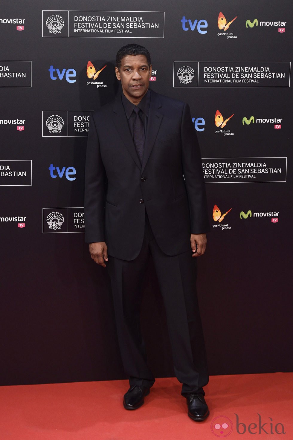 Denzel Washington en la gala inaugural del Festival de San Sebastián 2014