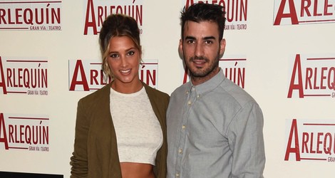 Corina Randazzo e Israel Rodríguez durante el estreno de 'Jamming Show' en Madrid