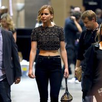 Jennifer Lawrence acude al iHeartRadio Music Festival 2014