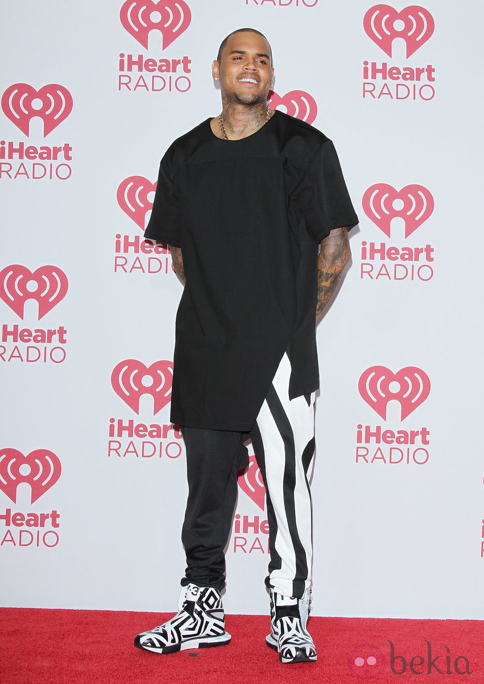 Chris Brown en el iHeartRadio Music Festival 2014