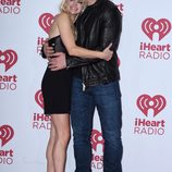 Anna Faris y Chris Pratt en el iHeartRadio Music Festival 2014