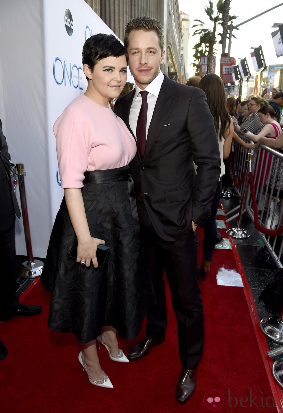 Ginnifer Goodwin y Josh Dallas en el estreno de la cuarta temporada de 'Once Upon a Time'