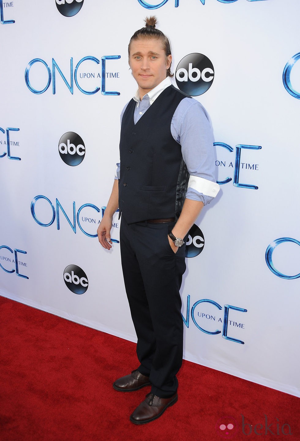 Tyler Jacob Moore en el estreno de la cuarta temporada de 'Once Upon a Time'