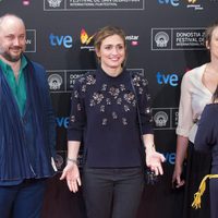 Julie Gayet presenta 'La voz en off' en el Festival de San Sebastián 2014