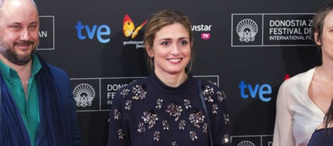 Julie Gayet presenta 'La voz en off' en el Festival de San Sebastián 2014