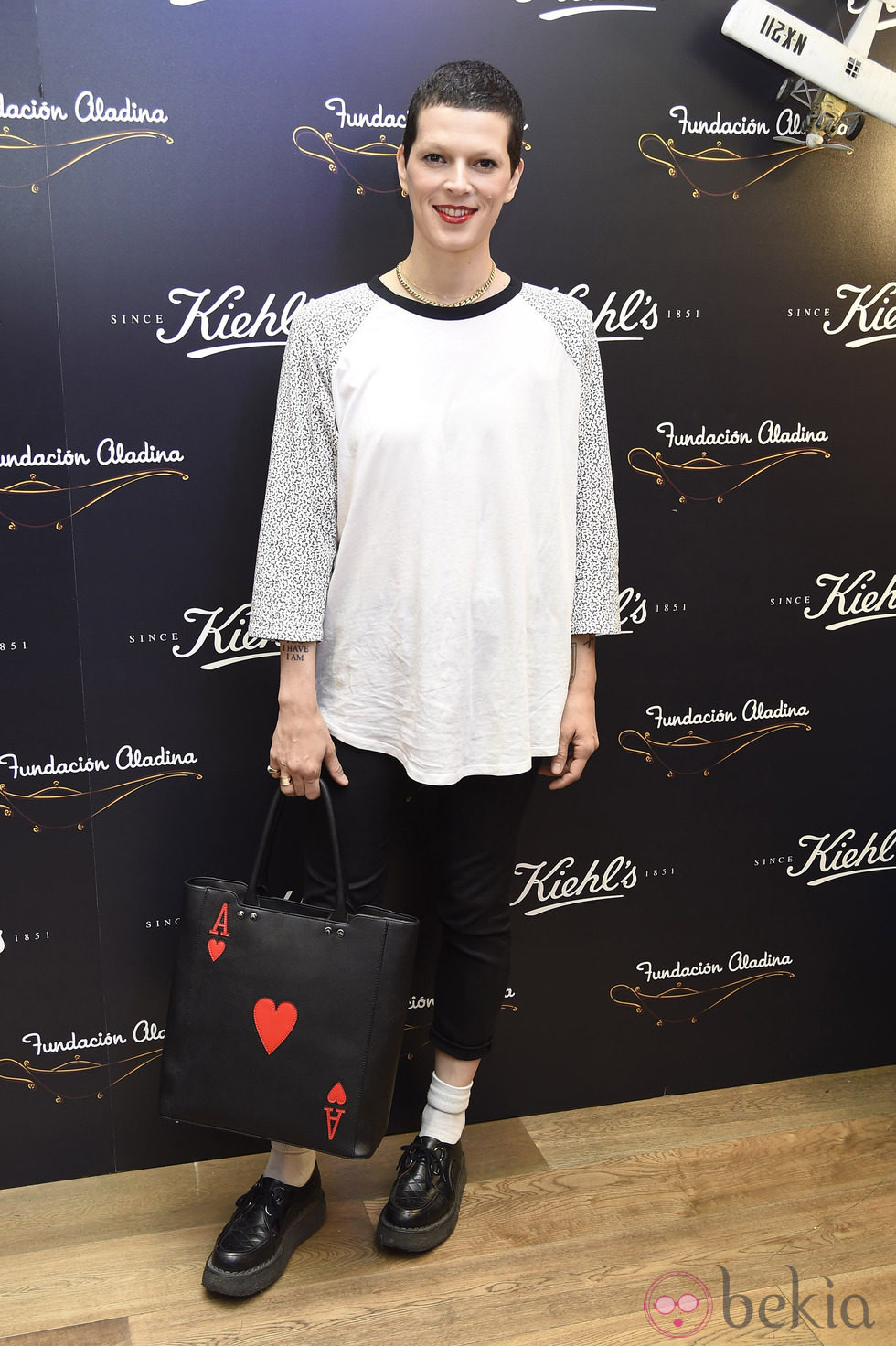 Bimba Bosé en la presentación de una colección solidaria de Kiehl's