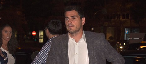 Iker Casillas en una misa funeral por Alfredo Di Stéfano