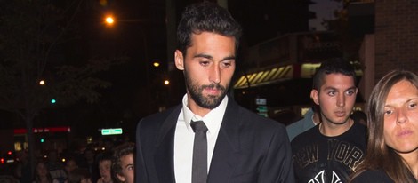 Álvaro Arbeloa en una misa funeral por Alfredo Di Stéfano