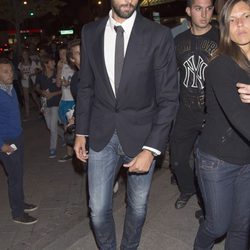 Álvaro Arbeloa en una misa funeral por Alfredo Di Stéfano