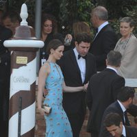 Emily Blunt y John Krasinski en la boda de George Clooney y Amal Alamuddin