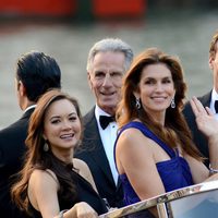 Cindy Crawford y Rande Gerber en la boda de George Clooney y Amal Alamuddin