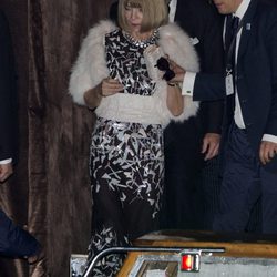 Anna Wintour en la boda de George Clooney y Amal Alamuddin