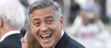 George Clooney el día de su boda en Venecia con Amal Alamuddin 