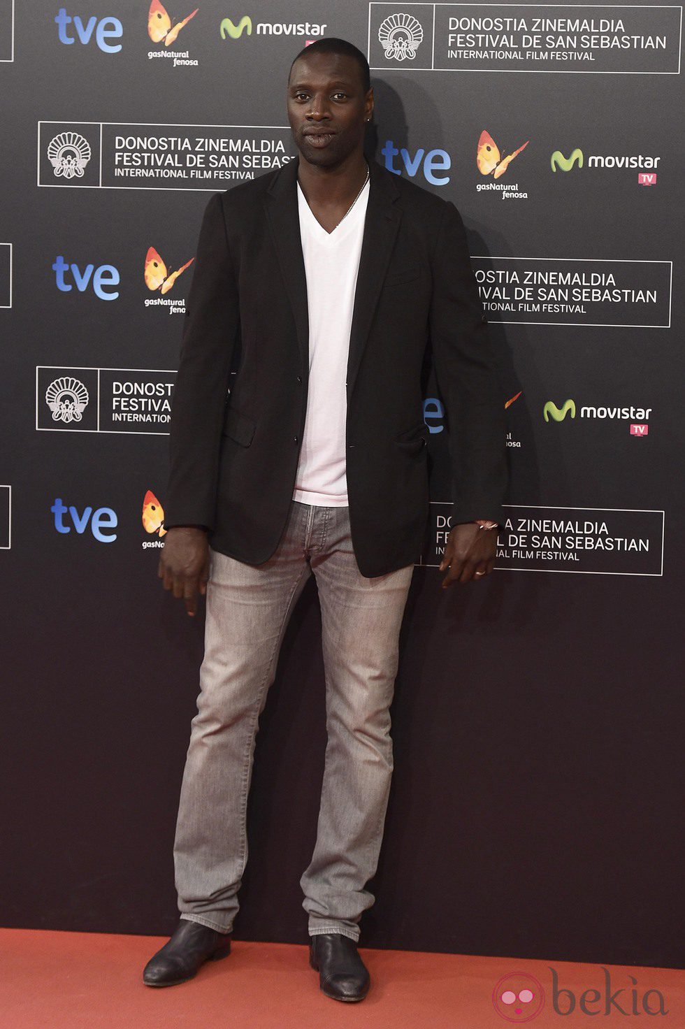 Omar Sy en la gala de clausura del Festival de San Sebastián 2014