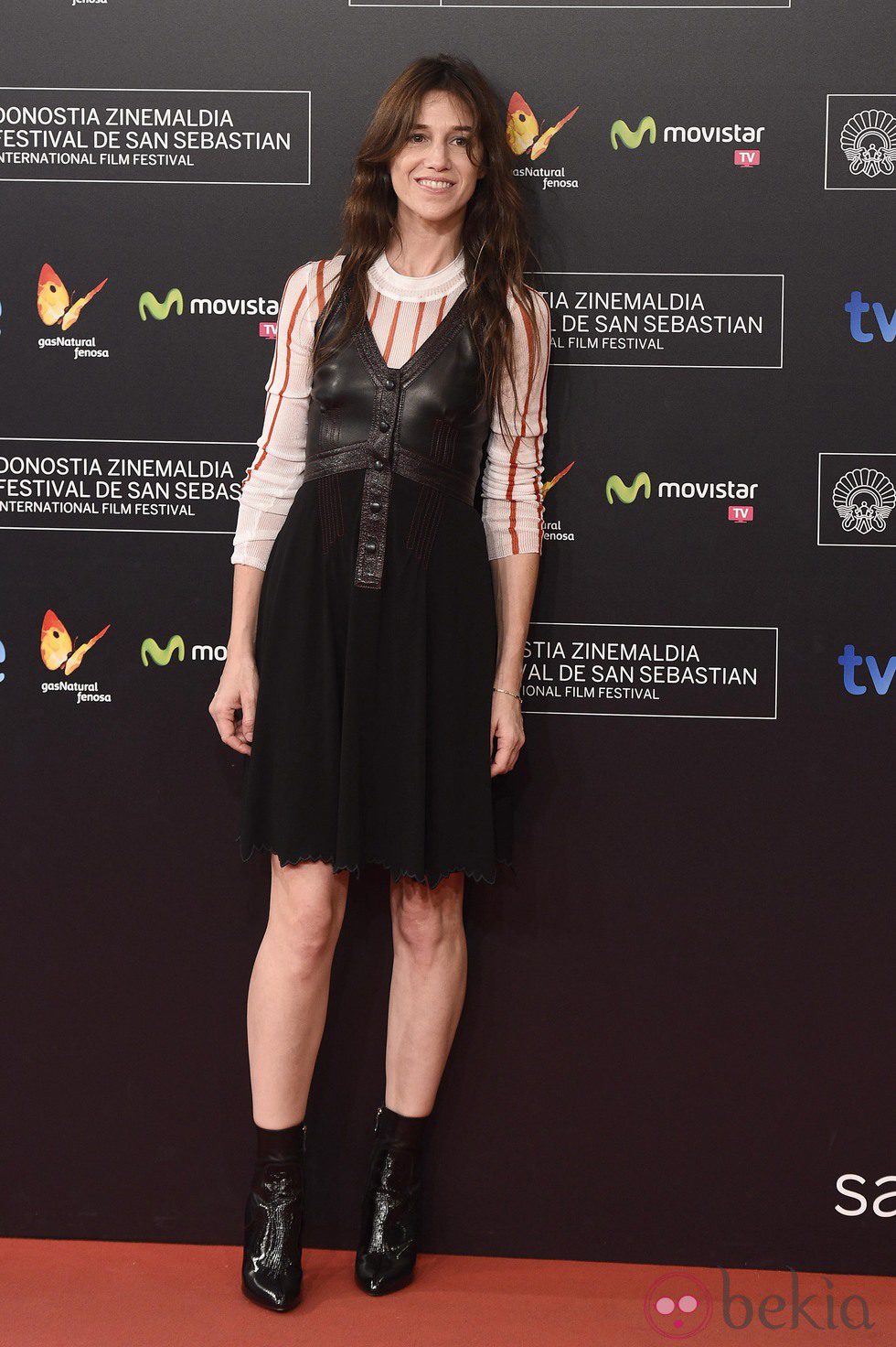 Charlotte Gainsbourg en la gala de clausura del Festival de San Sebastián 2014