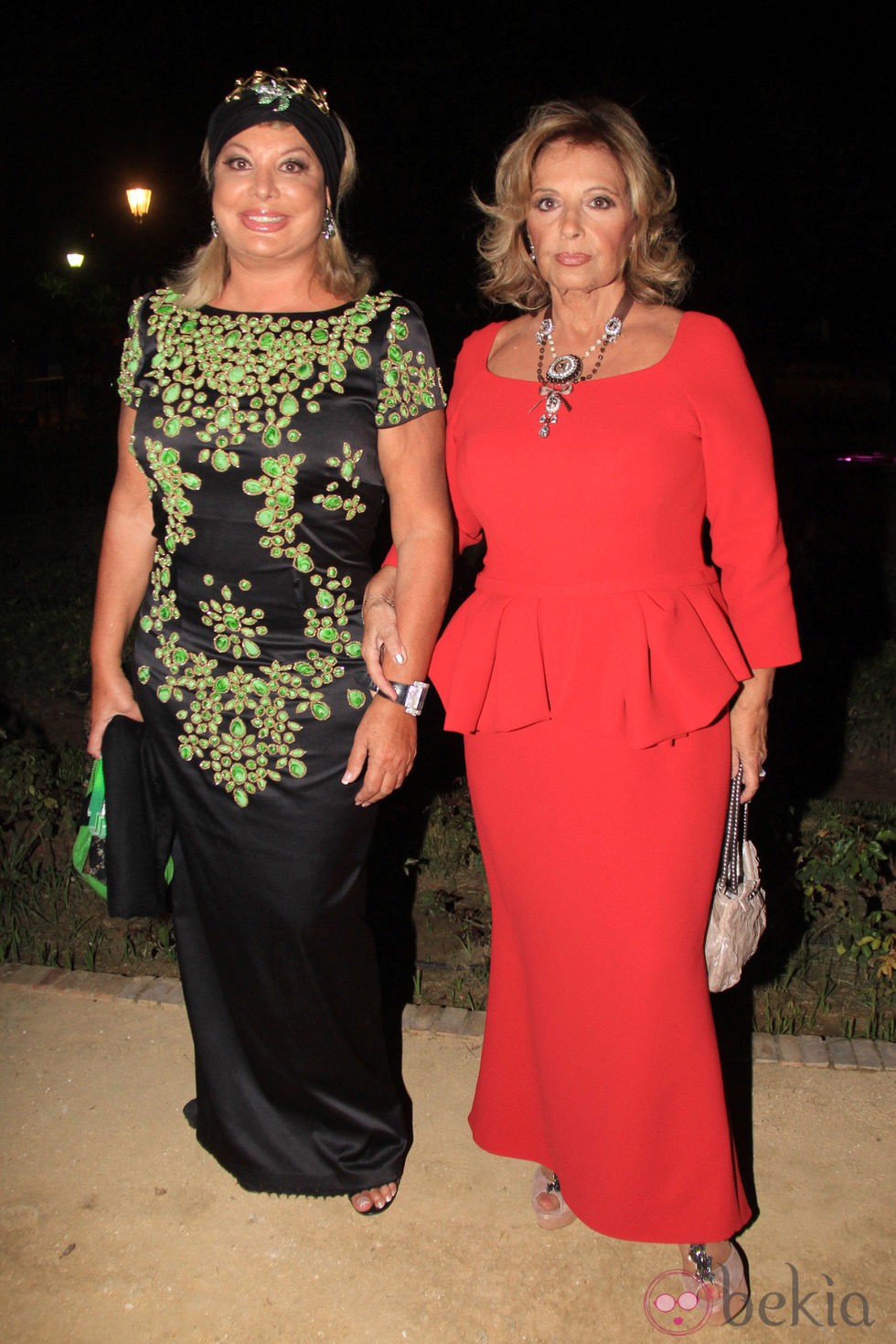 María Teresa Campos y Olivia Valere en los Premios Escaparate de Sevilla