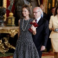 Isabel Preysler y Miguel Boyer en el Día de la Hispanidad 2010