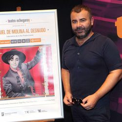 Jorge Javier Vázquez en la presentación de su obra teatral 'Miguel de Molina al desnudo'