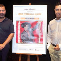 Jorge Javier Vázquez y Ángel Ruiz presentan la obra teatral 'Miguel de Molina al desnudo'