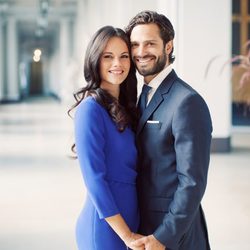 Foto oficial de Carlos Felipe de Suecia y Sofia Hellqvist