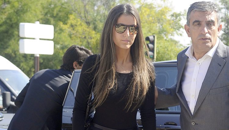 Ana Boyer en el funeral de Miguel Boyer