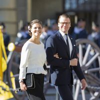 Victoria y Daniel de Suecia en la apertura del Parlamento 2014