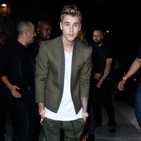 Justin Bieber en una fiesta organizada en el marco de la Paris Fashion Week