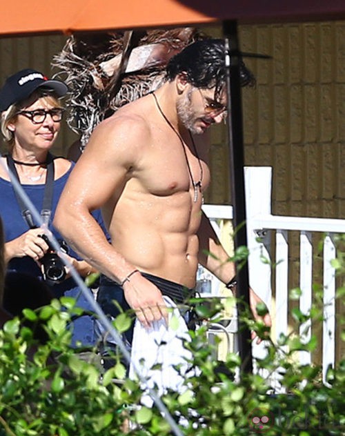 Joe Manganiello en el rodaje de 'Magic Mike XXL'