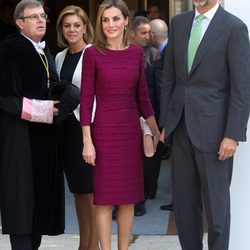 Los Reyes Felipe y Letizia en la apertura del curso universitario 2014/2015