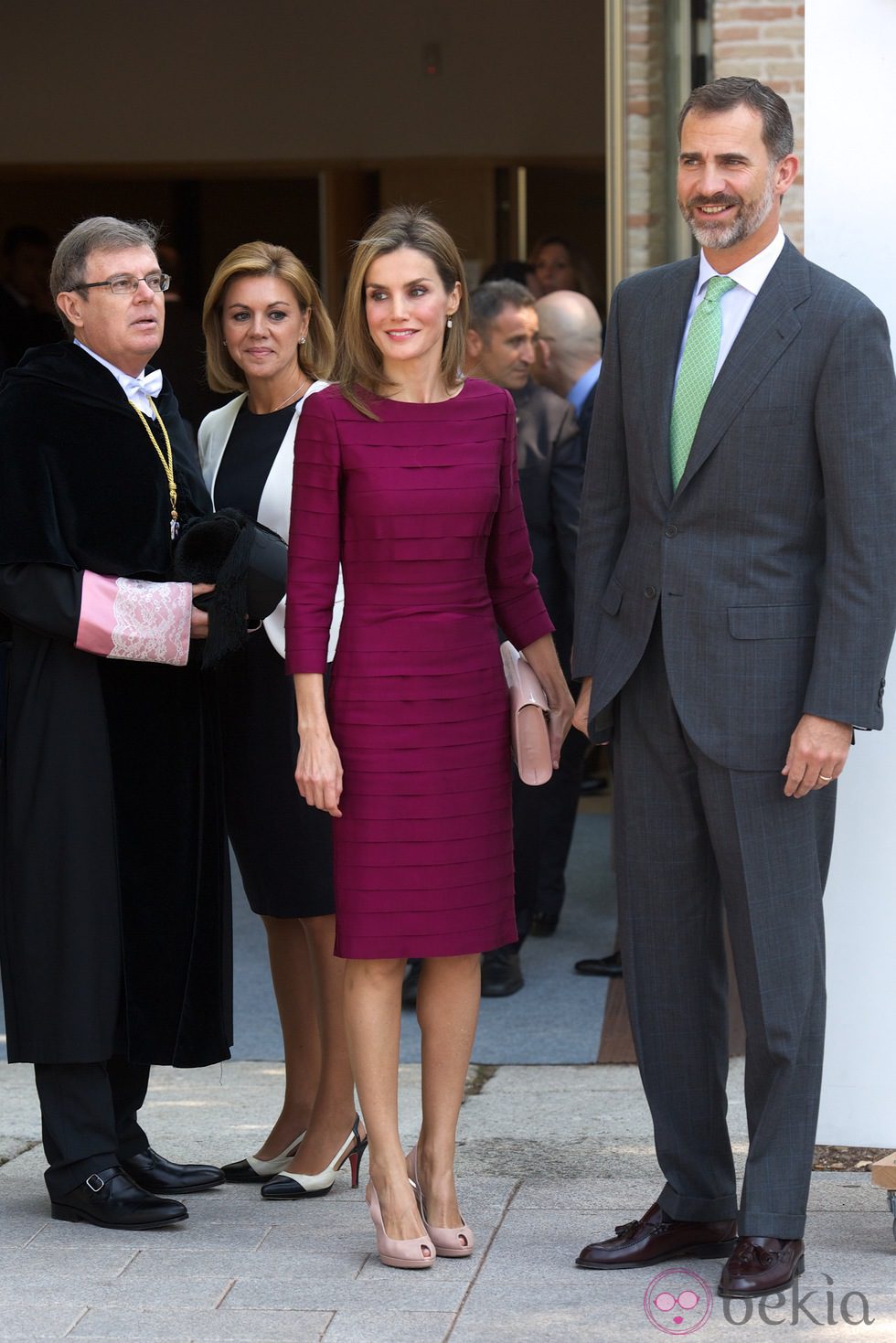 Los Reyes Felipe y Letizia en la apertura del curso universitario 2014/2015