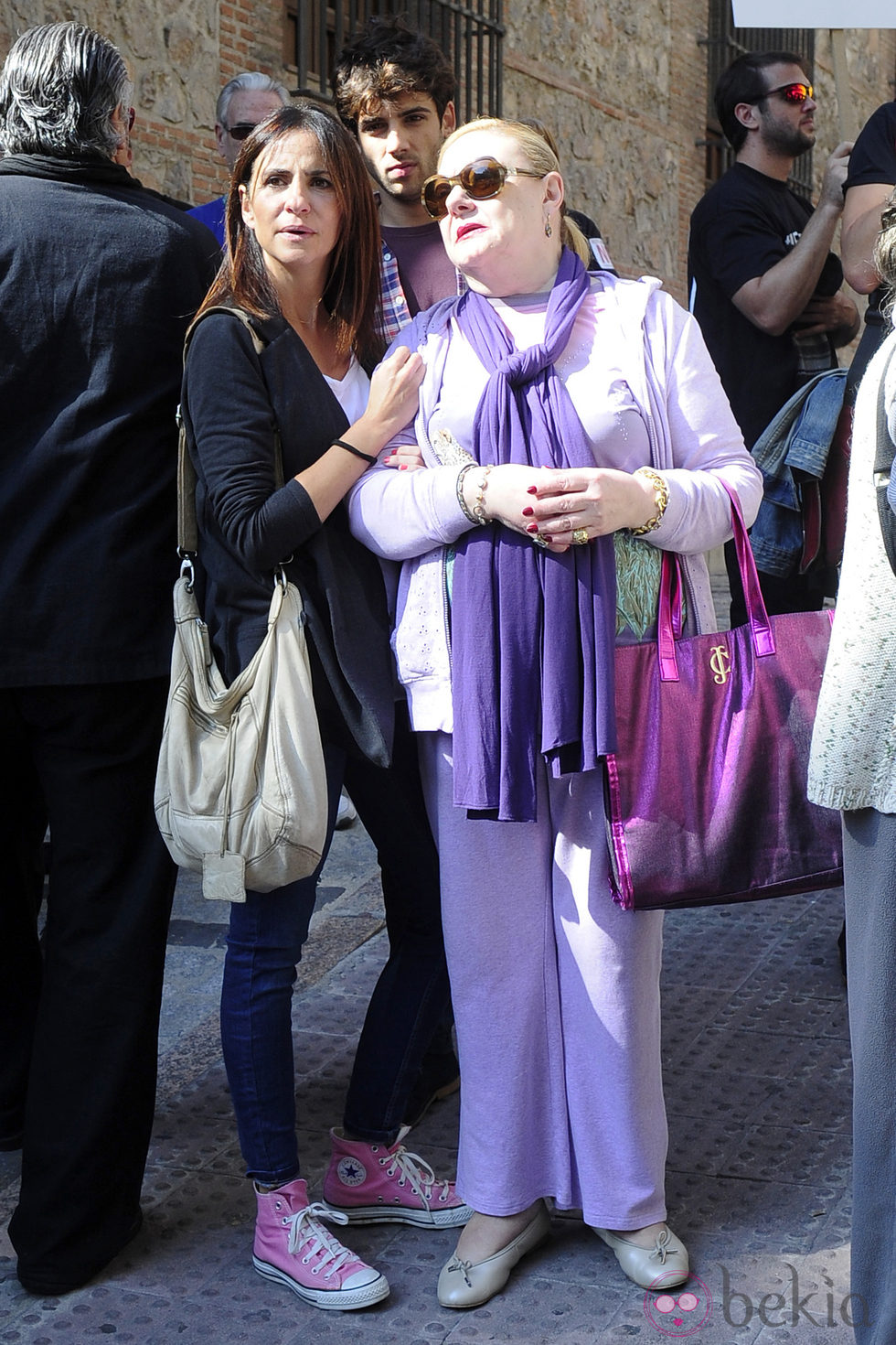 Melani Olivares y Maribel Ayuso en la manifestación contra la Ley Lasalle