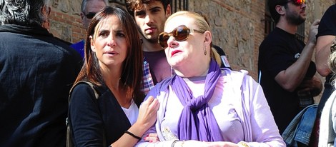 Melani Olivares y Maribel Ayuso en la manifestación contra la Ley Lasalle