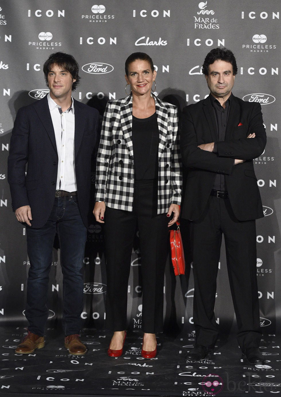 Jordi Cruz, Samantha Vallejo Nájera y Pepe Rodríguez en los Premios Icon 2014