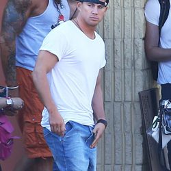 Channing Tatum en el set de rodaje de 'Magic Mike XXL' 