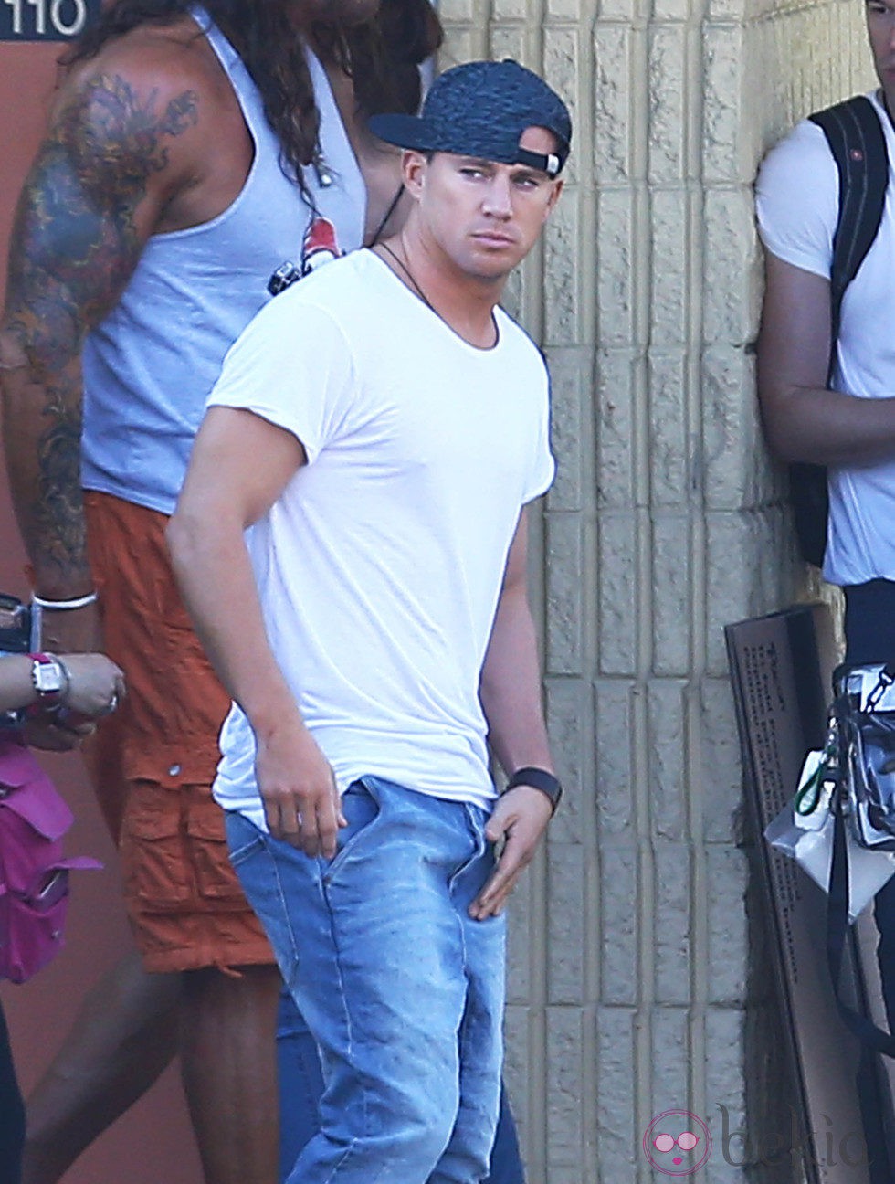 Channing Tatum en el set de rodaje de 'Magic Mike XXL' 