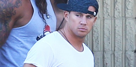 Channing Tatum en el set de rodaje de 'Magic Mike XXL' 