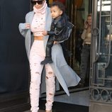 Kim Kardashian y North West dejan París tras la Fashion Week