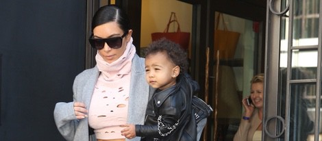 Kim Kardashian y North West dejan París tras la Fashion Week