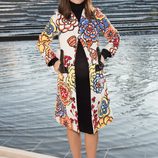 Miroslava Duma en el desfile de Louis Vuitton en la Semana de la Moda de París primavera/verano 2015