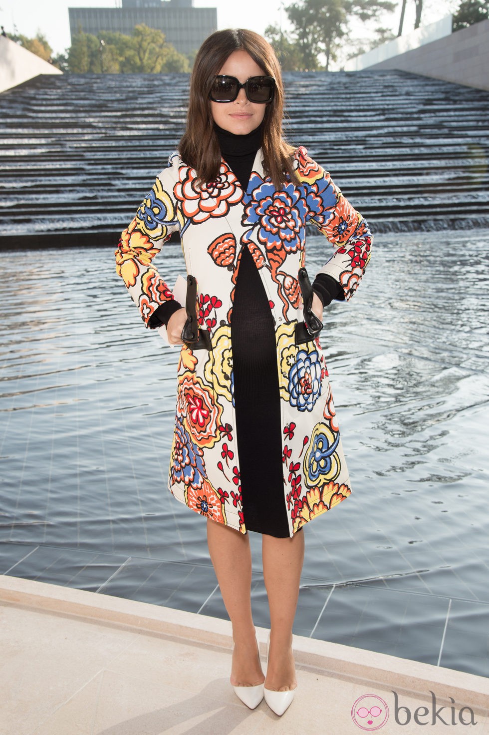 Miroslava Duma en el desfile de Louis Vuitton en la Semana de la Moda de París primavera/verano 2015