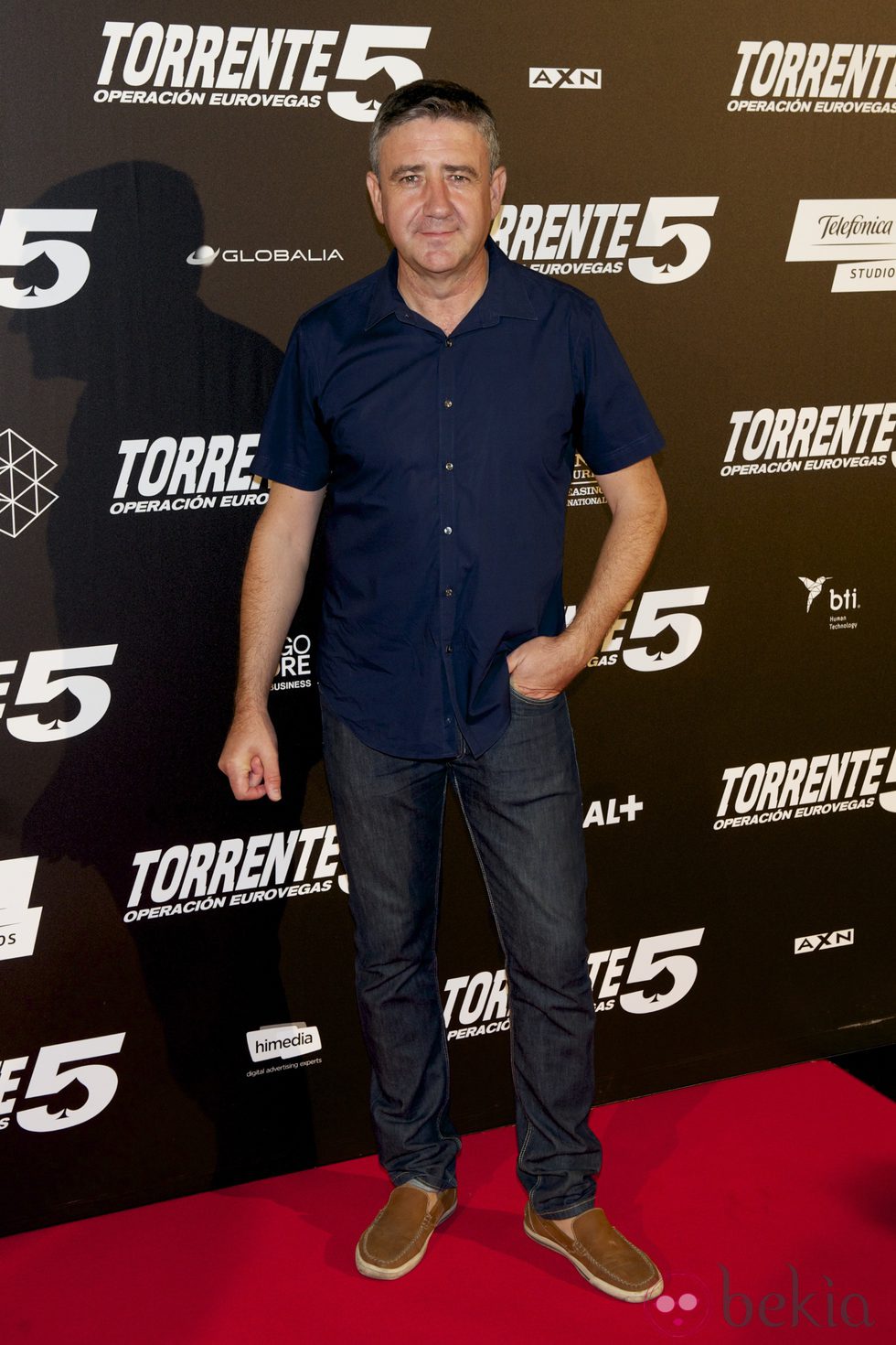 Ramón Arangüena en el estreno de 'Torrente 5: Operación Eurovegas'