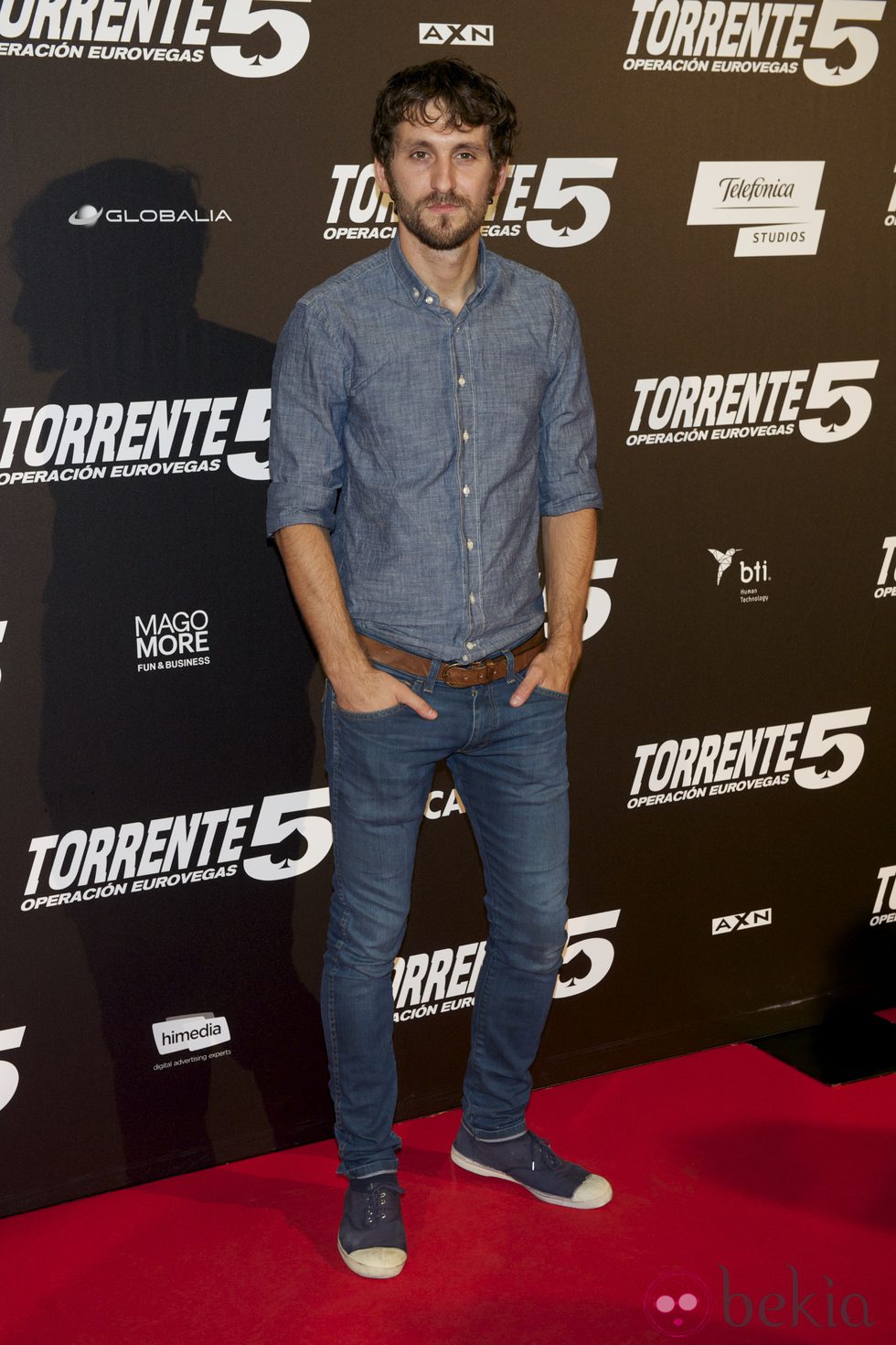 Raúl Arévalo en el estreno de 'Torrente 5: Operación Eurovegas'