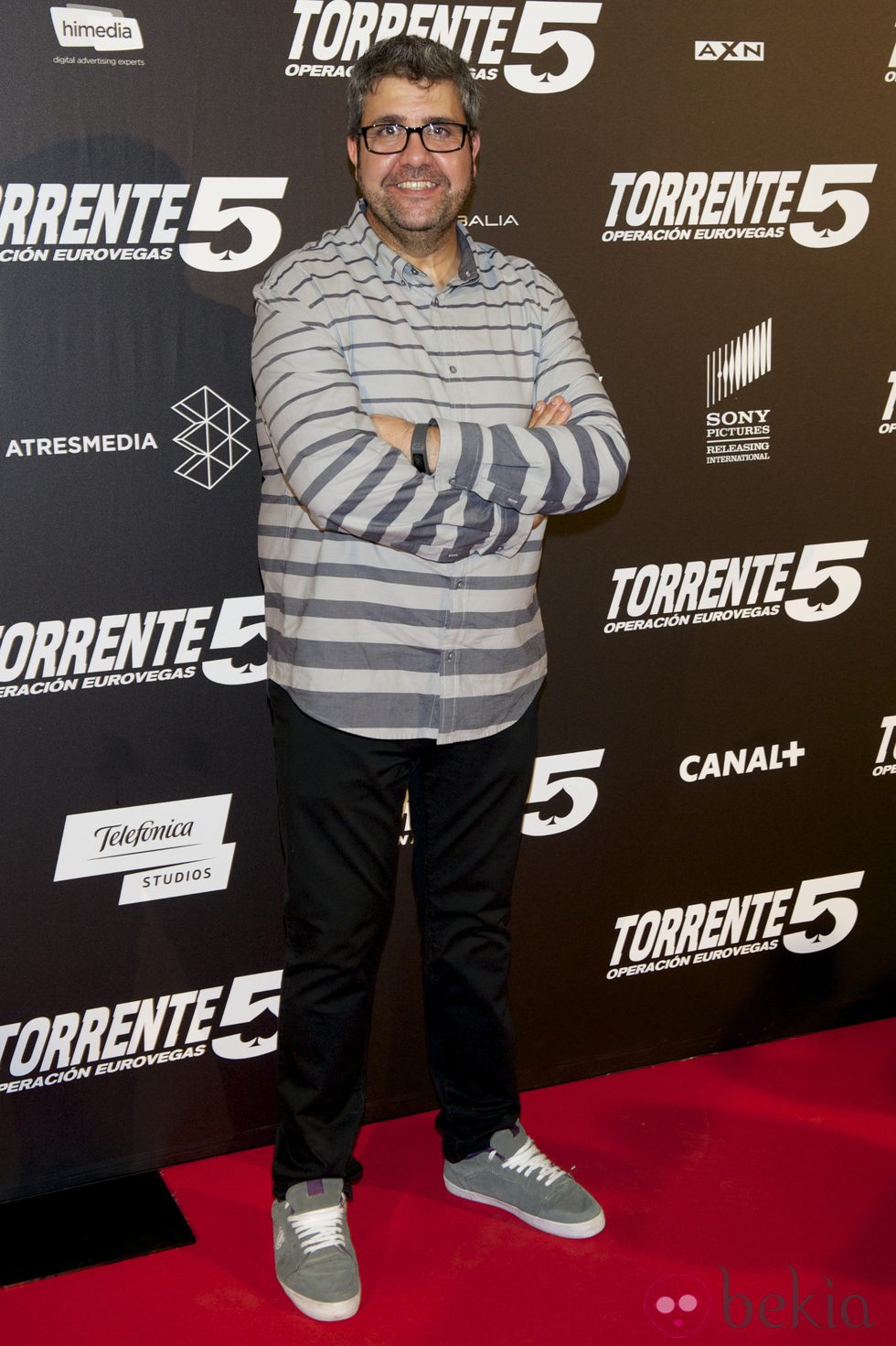 Florentino Fernández en el estreno de 'Torrente 5: Operación Eurovegas'