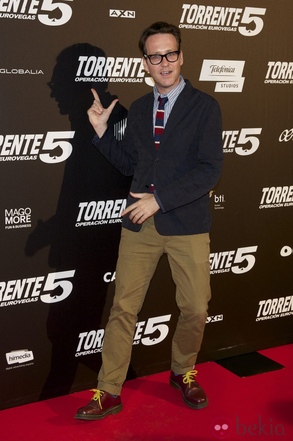 Joaquín Reyes en el estreno de 'Torrente 5: Operación Eurovegas'